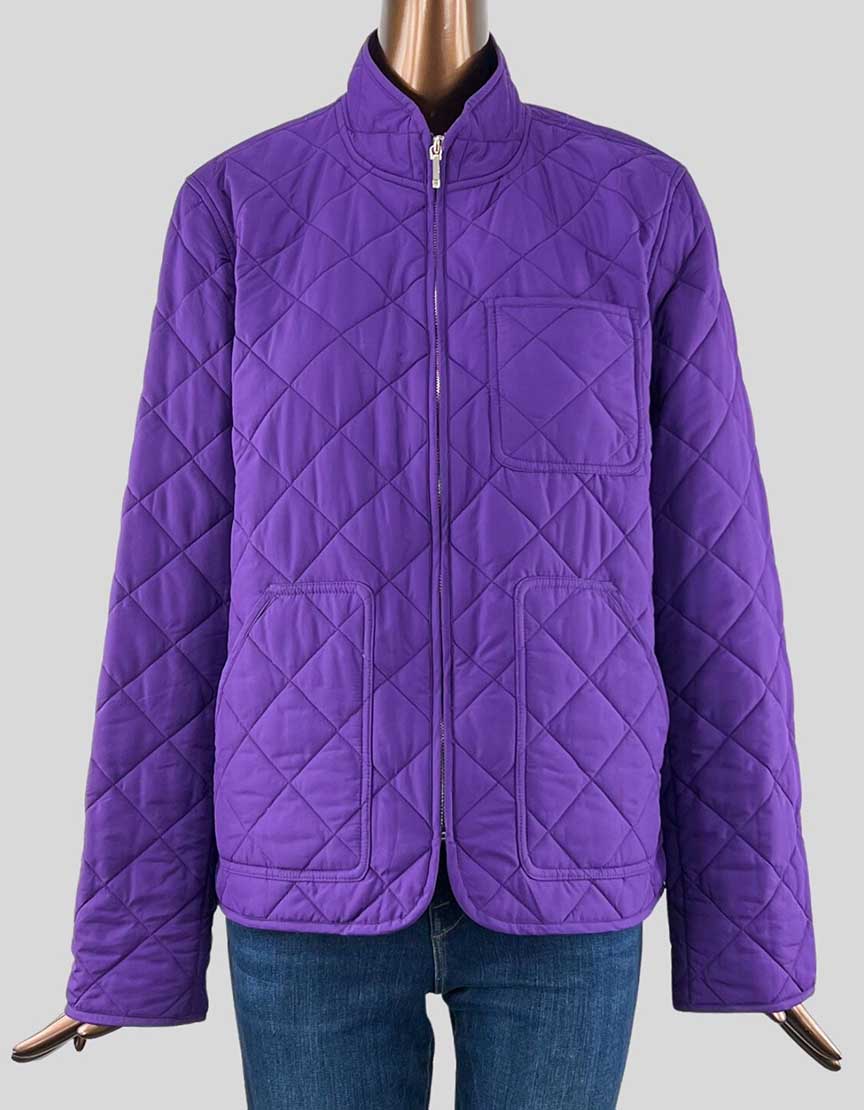 Lauren Ralph Lauren Quilted Patch Pocket Barn Jacket - X-Large