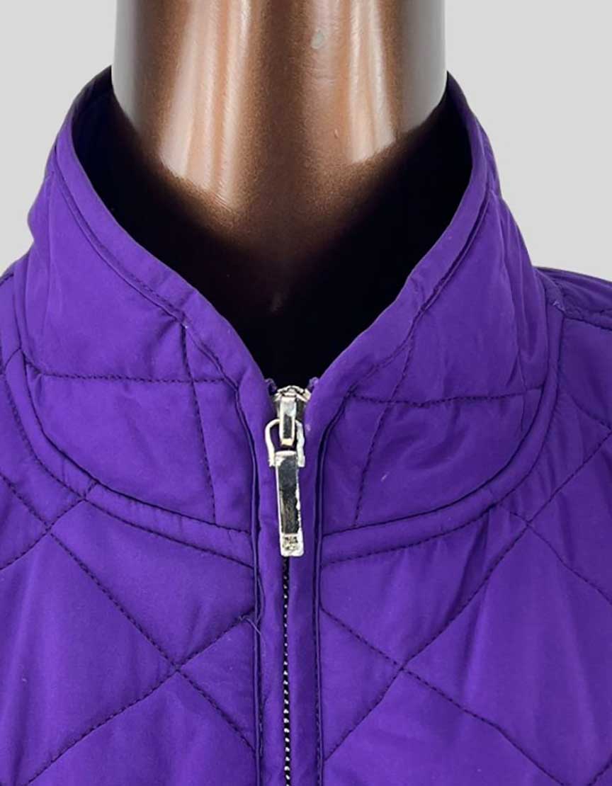 purple monogram jacket