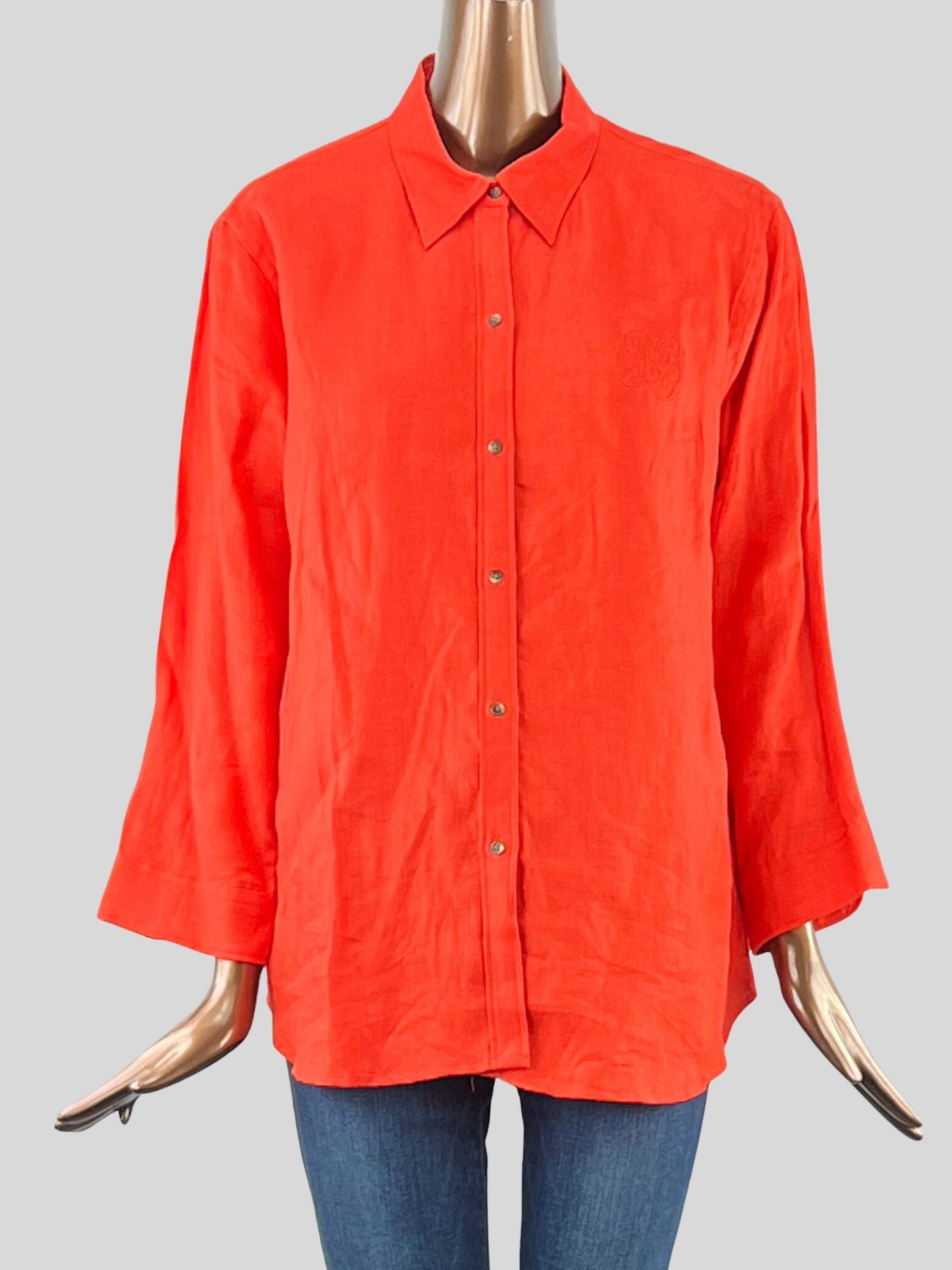 Lauren Ralph Lauren 100% linen long-sleeve shirt - X-Large