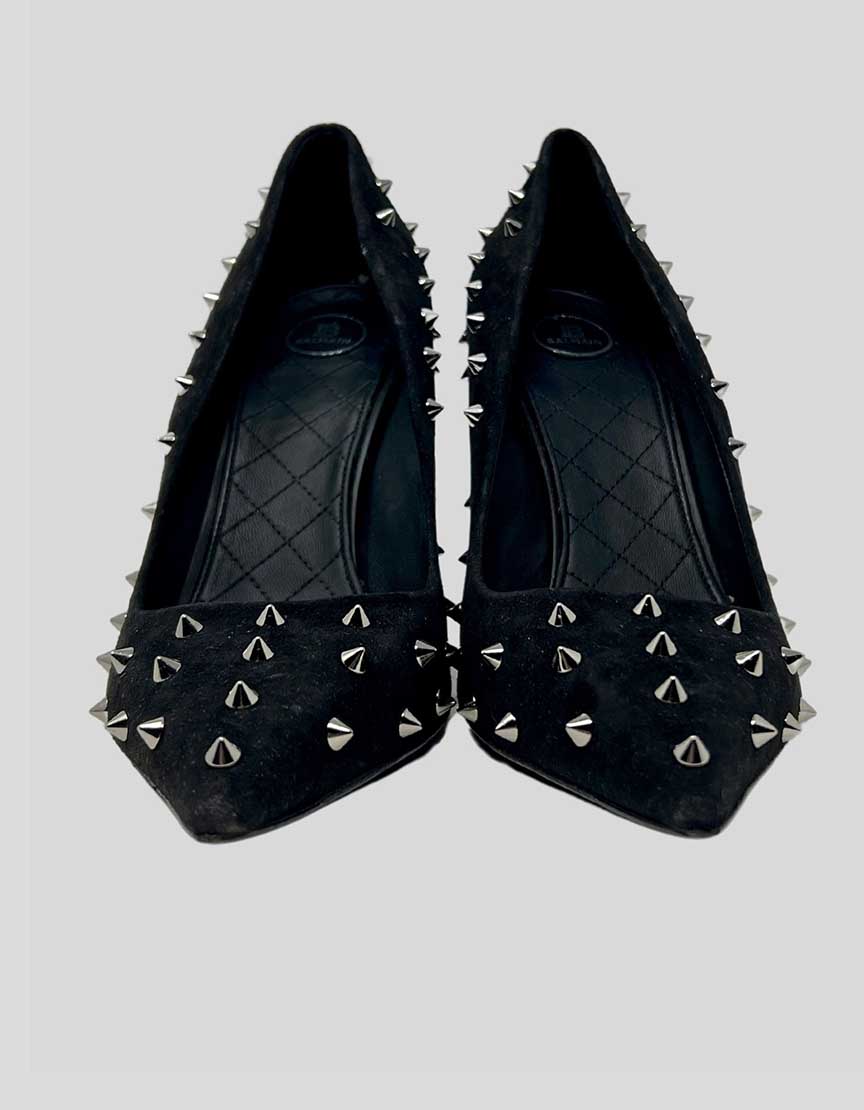 BALMAIN All Over Spiked Heels - 9 US | 39 IT