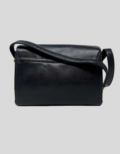 Salvatore Ferragamo Vintage front flap leather shoulder bag