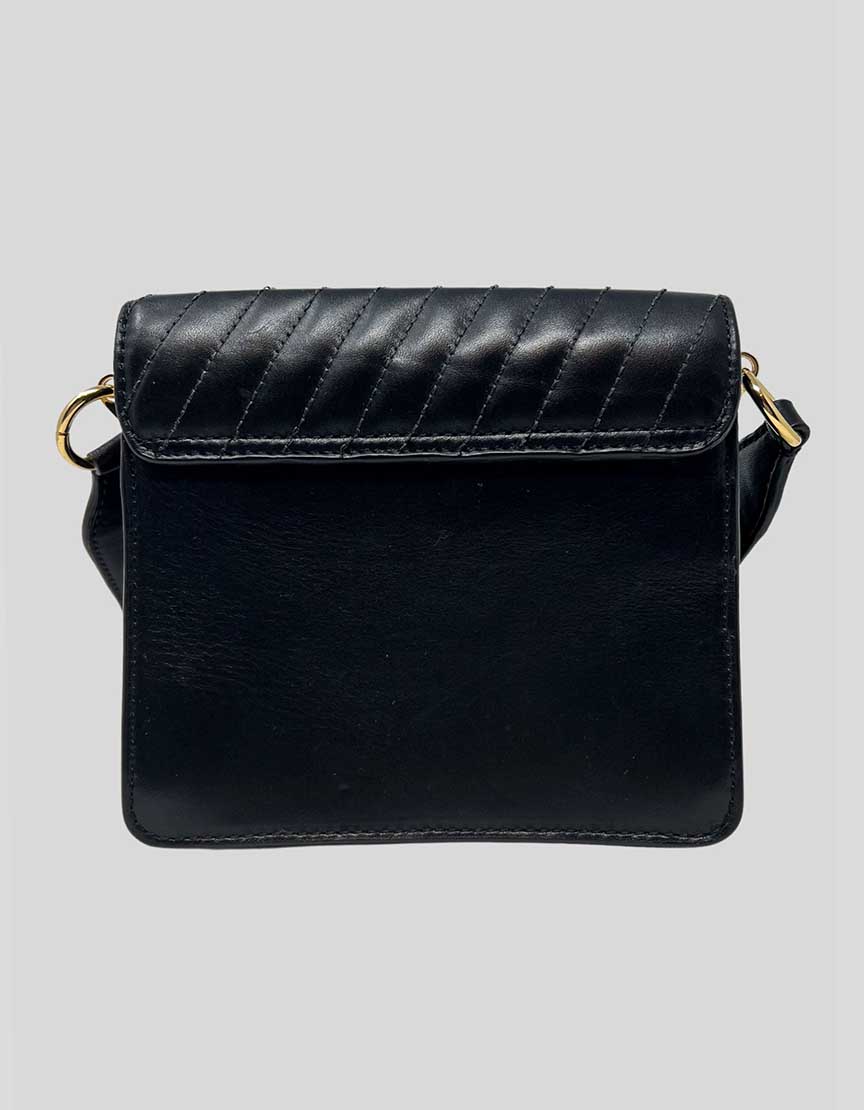 & Other Stories front flap leather shoulder and crossbody bag