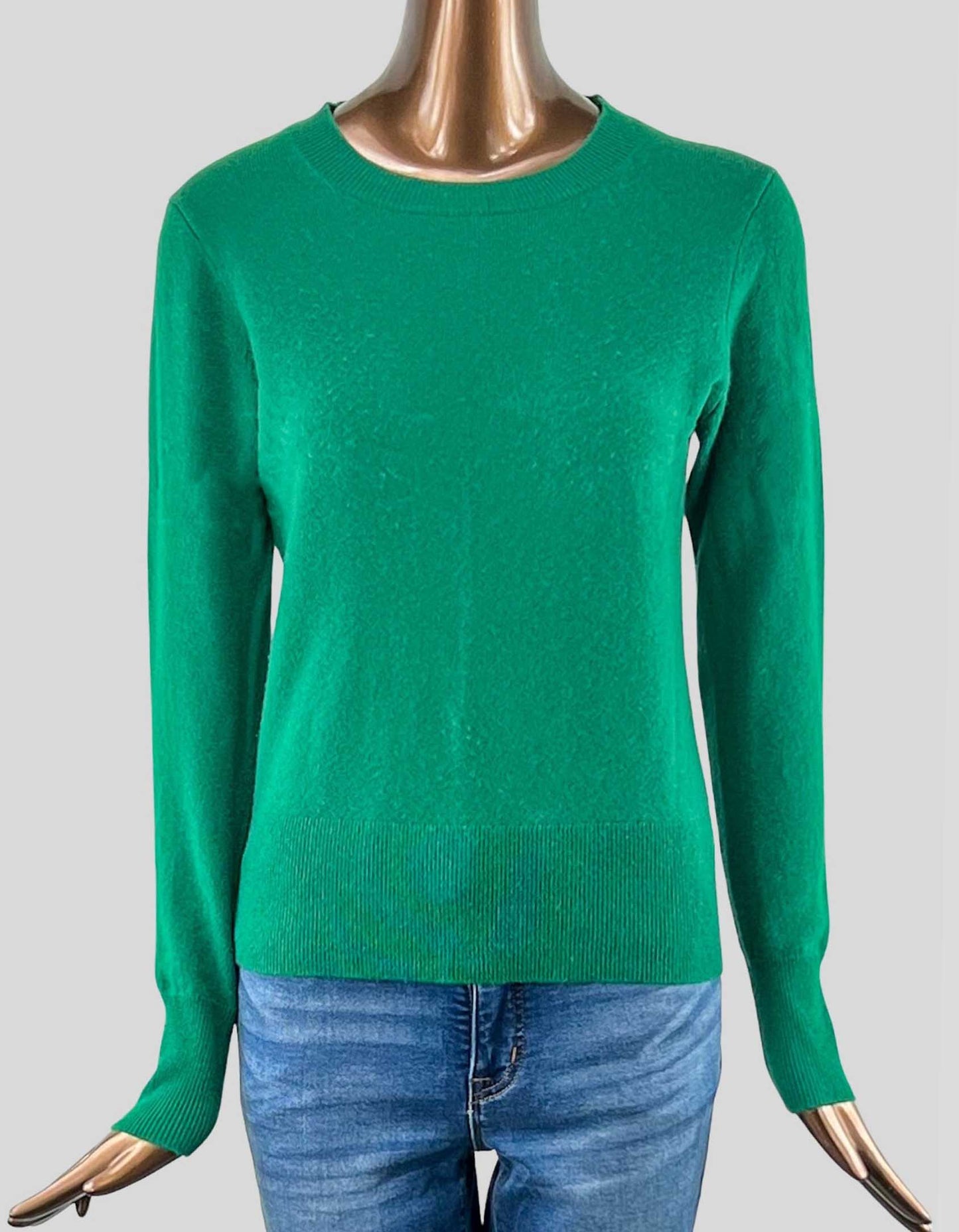 J. Crew 100% Cashmere Crewneck Sweater - Small