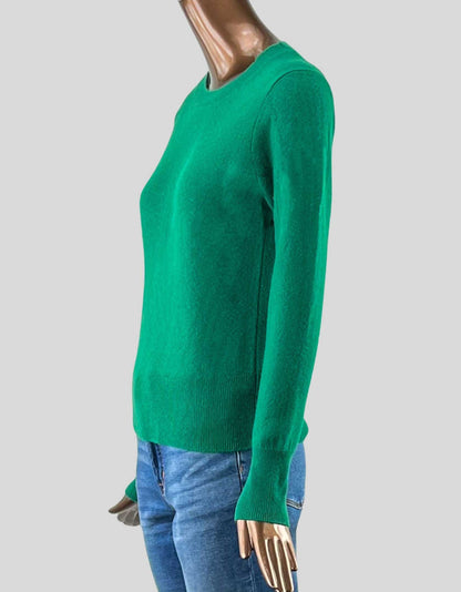 J. Crew 100% Cashmere Crewneck Sweater - Small