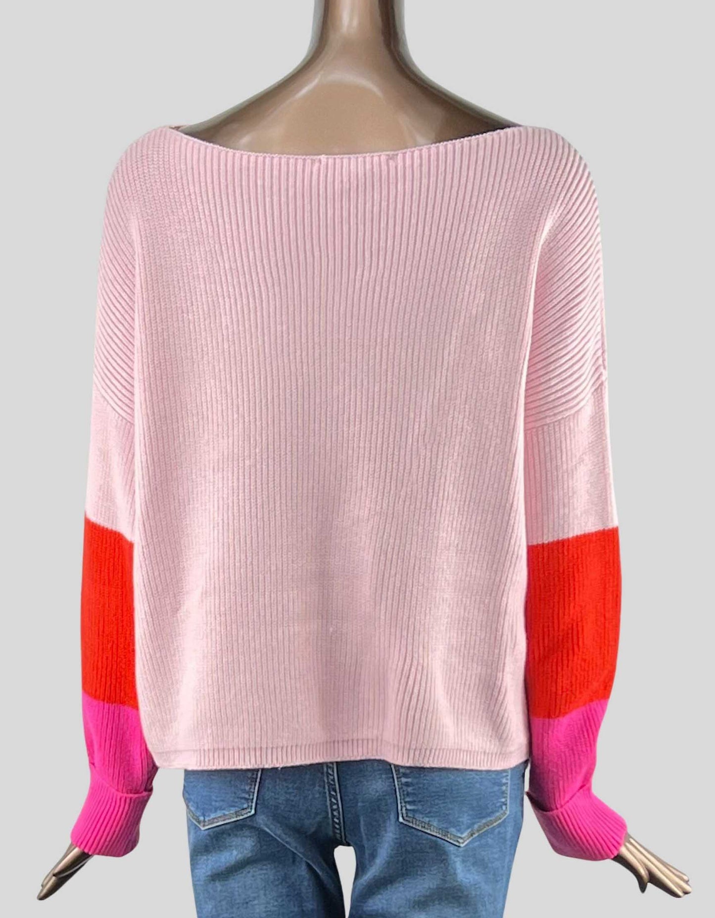 French Connection Babysoft Color Block Jumper - X-Small