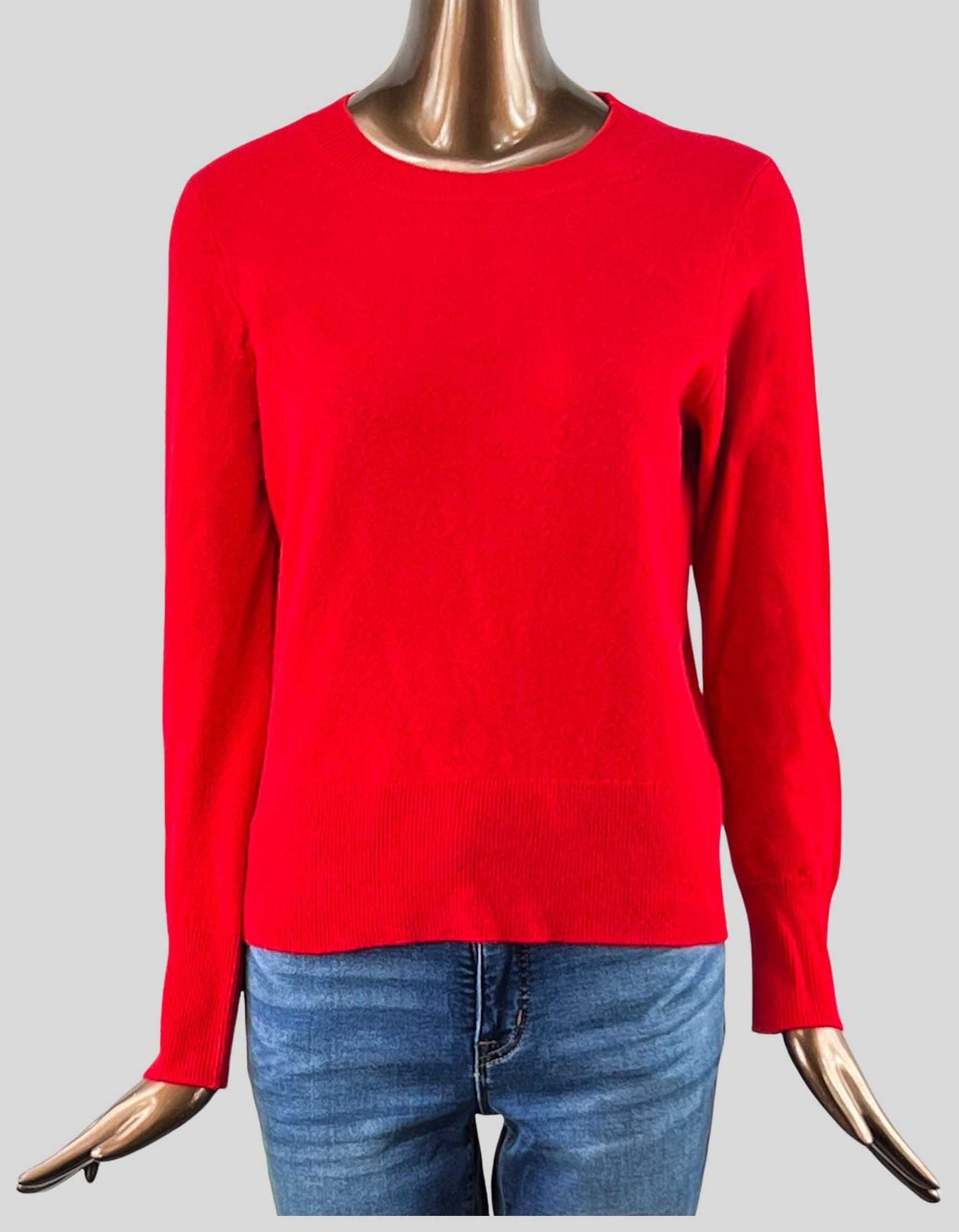 J. Crew 100% Cashmere Crewneck Sweater - Small