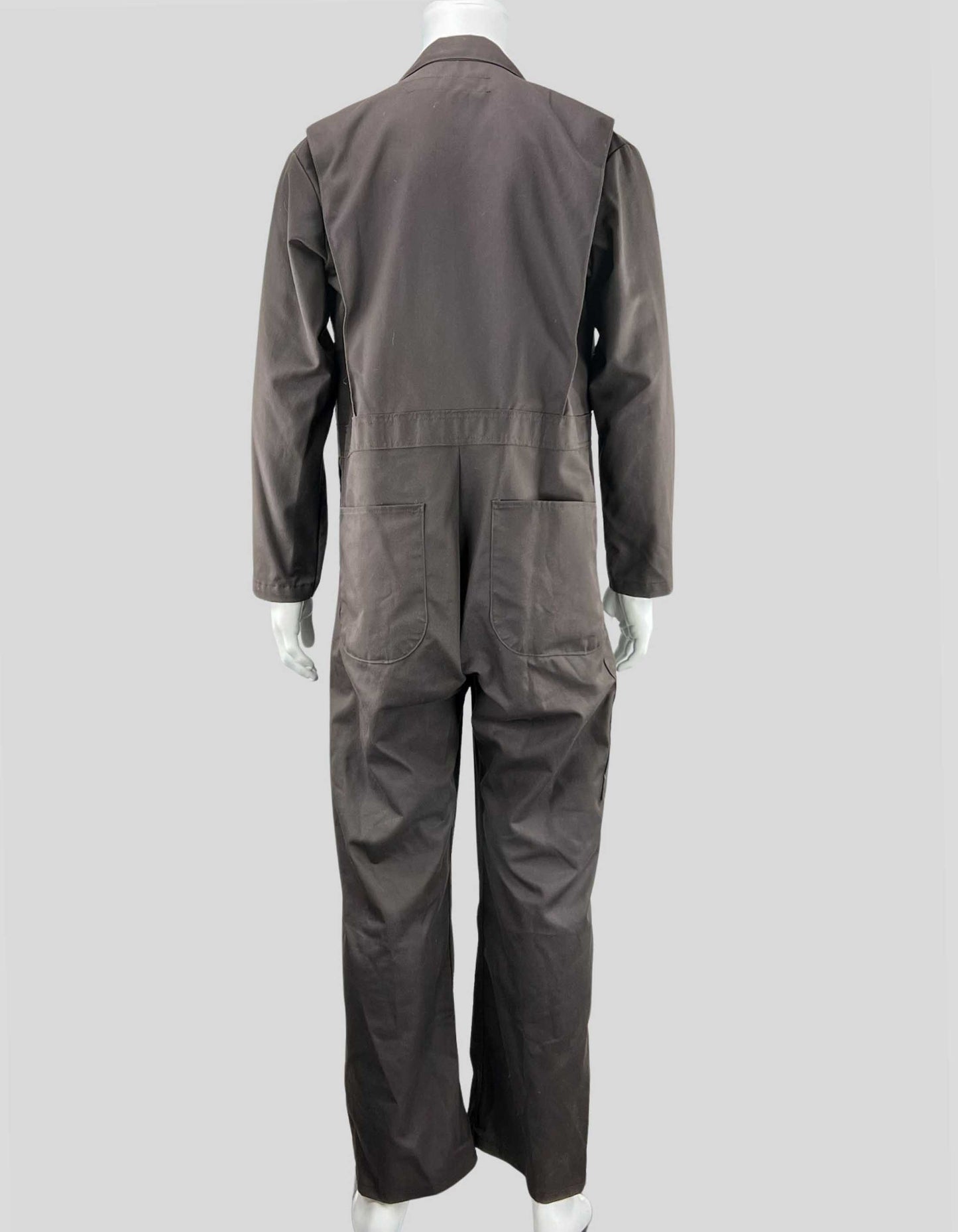 RED KAP Twill Action Back Coverall with Chest Pockets - 42 Regular US