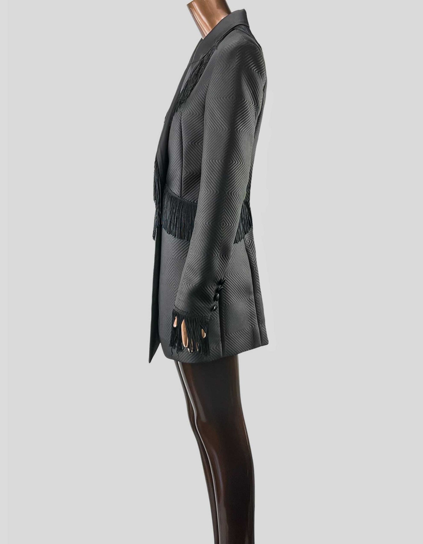 ROTATE Birger Christensen Black Shannon Blazer Dress - 4 US