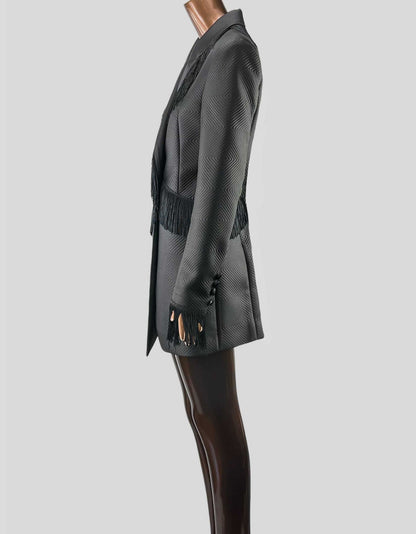 ROTATE Birger Christensen Black Shannon Blazer Dress - 4 US