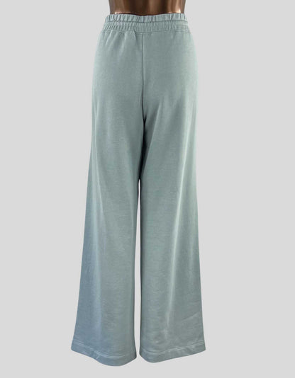 VINCE cropped French cotton-terry track pants - Medium