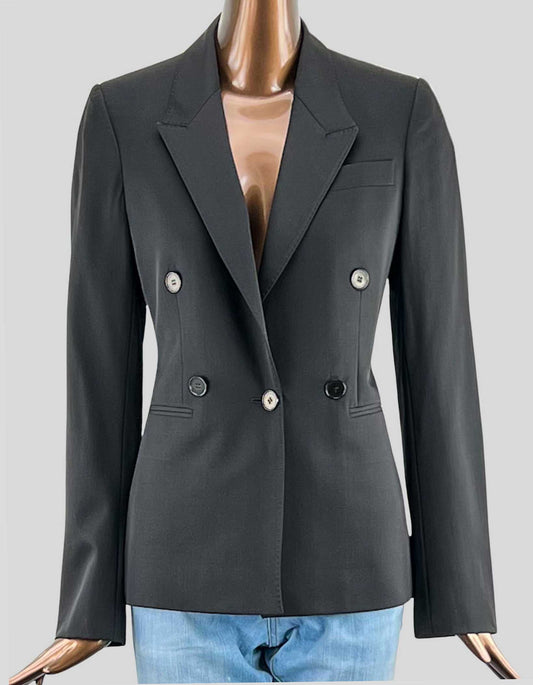 STELLA MCCARTNEY Double-Breasted Black Blazer - 40 IT | 4 US