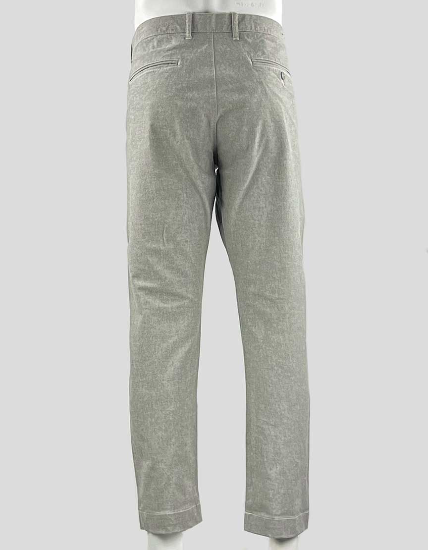 J.CREW Stretch grey flat front straight leg pants - 35 W x 32 L