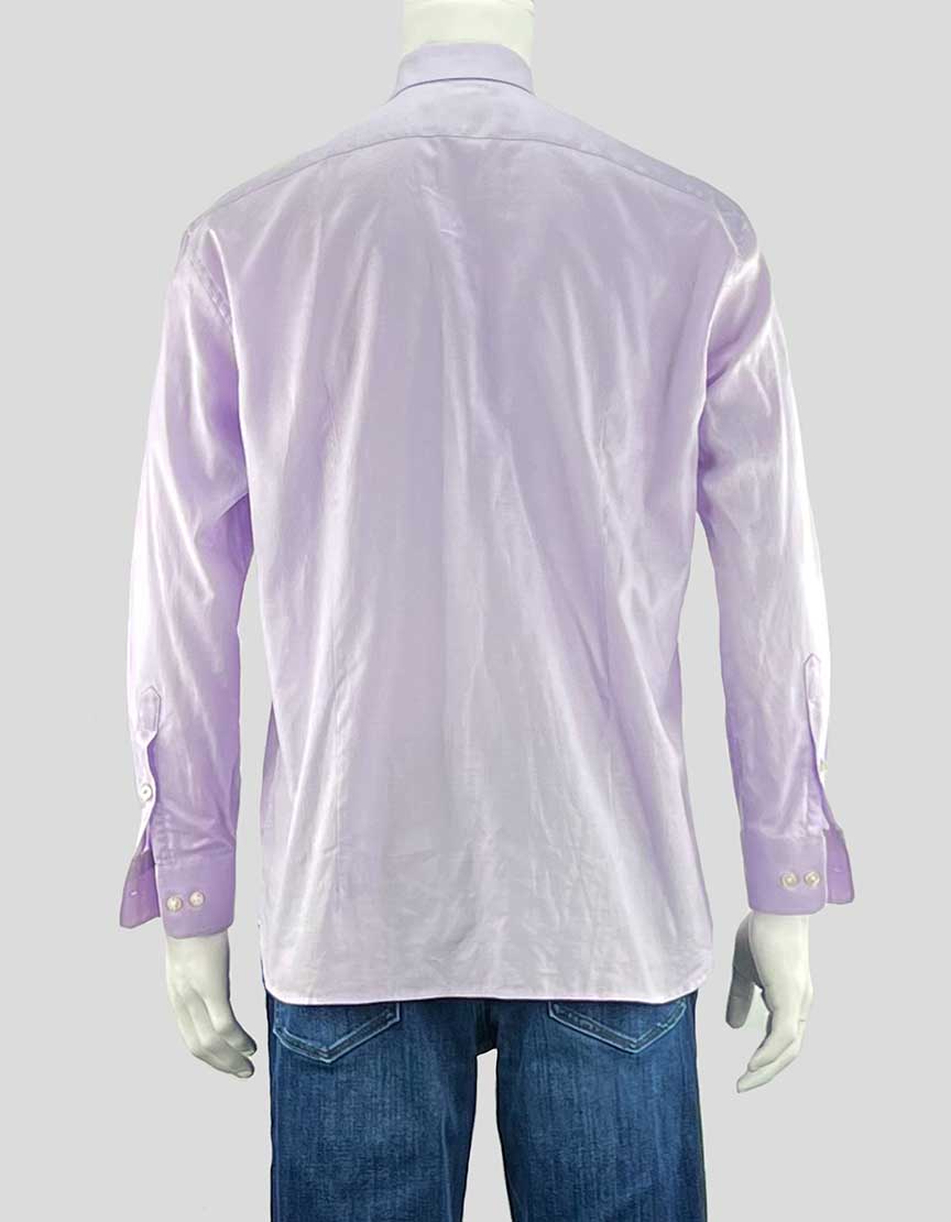 JOHN VARVATOS dress shirt in solid light purple - 16.5  32/33 Slim Fit
