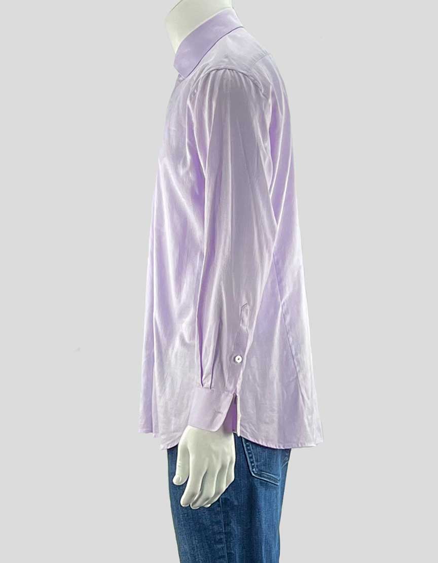 JOHN VARVATOS dress shirt in solid light purple - 16.5  32/33 Slim Fit