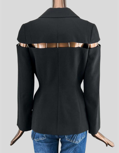 THIERRY MUGLER Vintage Cut-Out Evening Blazer - 38 FR | 6 US