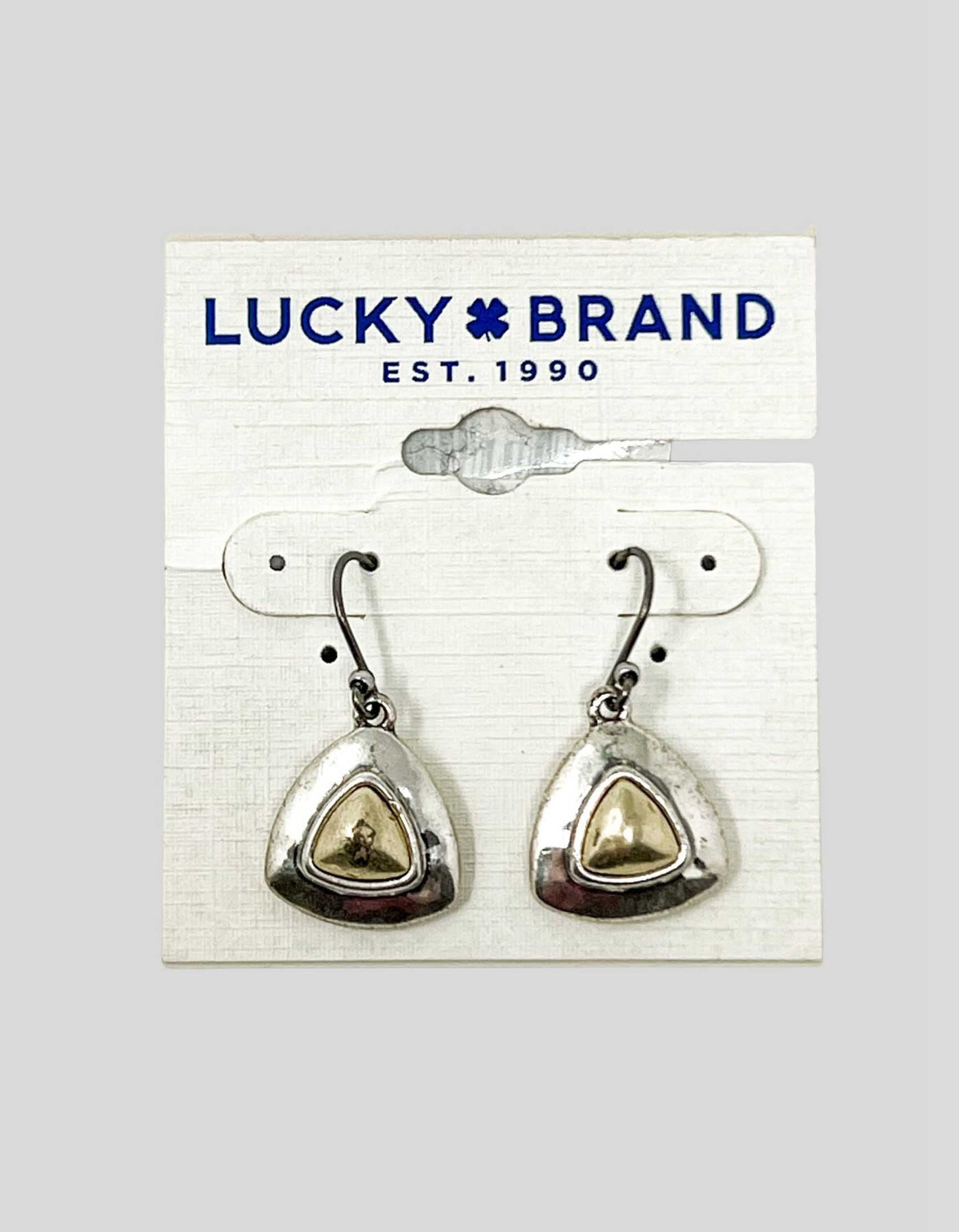 Lucky Brand Two-Tone Drop Earrings