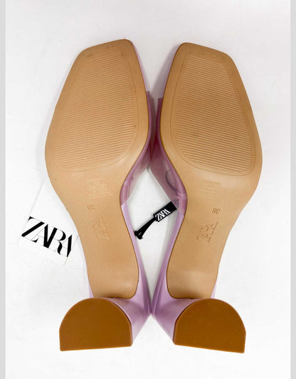 ZARA pink mule heels - 38 IT | 8 US