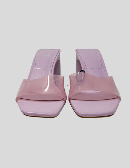 ZARA pink mule heels - 38 IT | 8 US