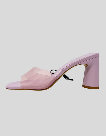 ZARA pink mule heels - 38 IT | 8 US