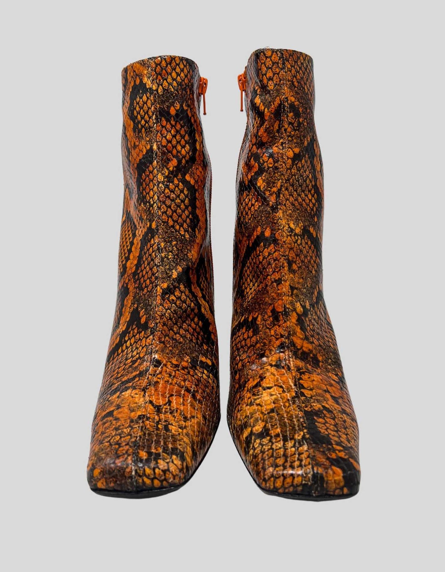MIISTA Leather Snake-effect Boots - 39 IT | 9 US