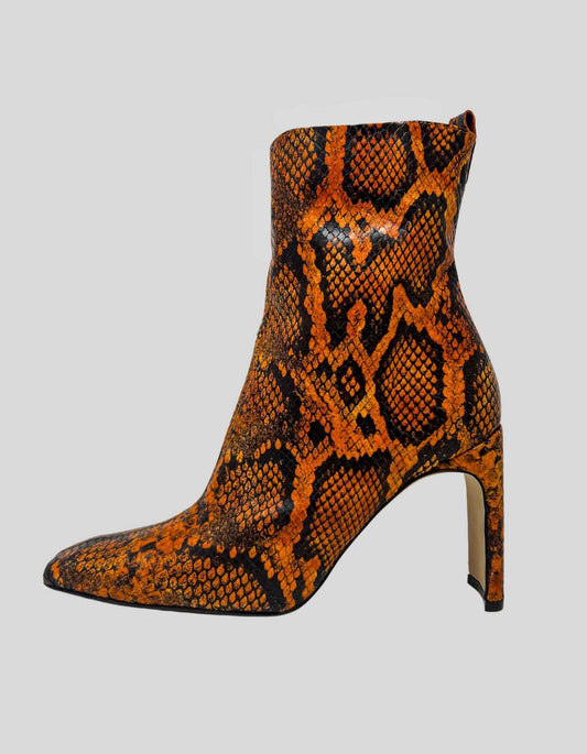 MIISTA Leather Snake-effect Boots - 39 IT | 9 US