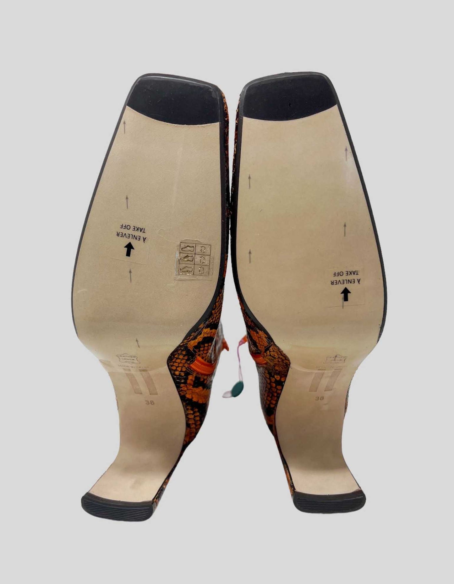 MIISTA Leather Mid-calf Boots - 38 IT | 8 US