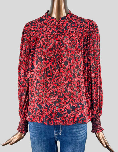 ALICE + OLIVIA Floral Print Blouse - S | P