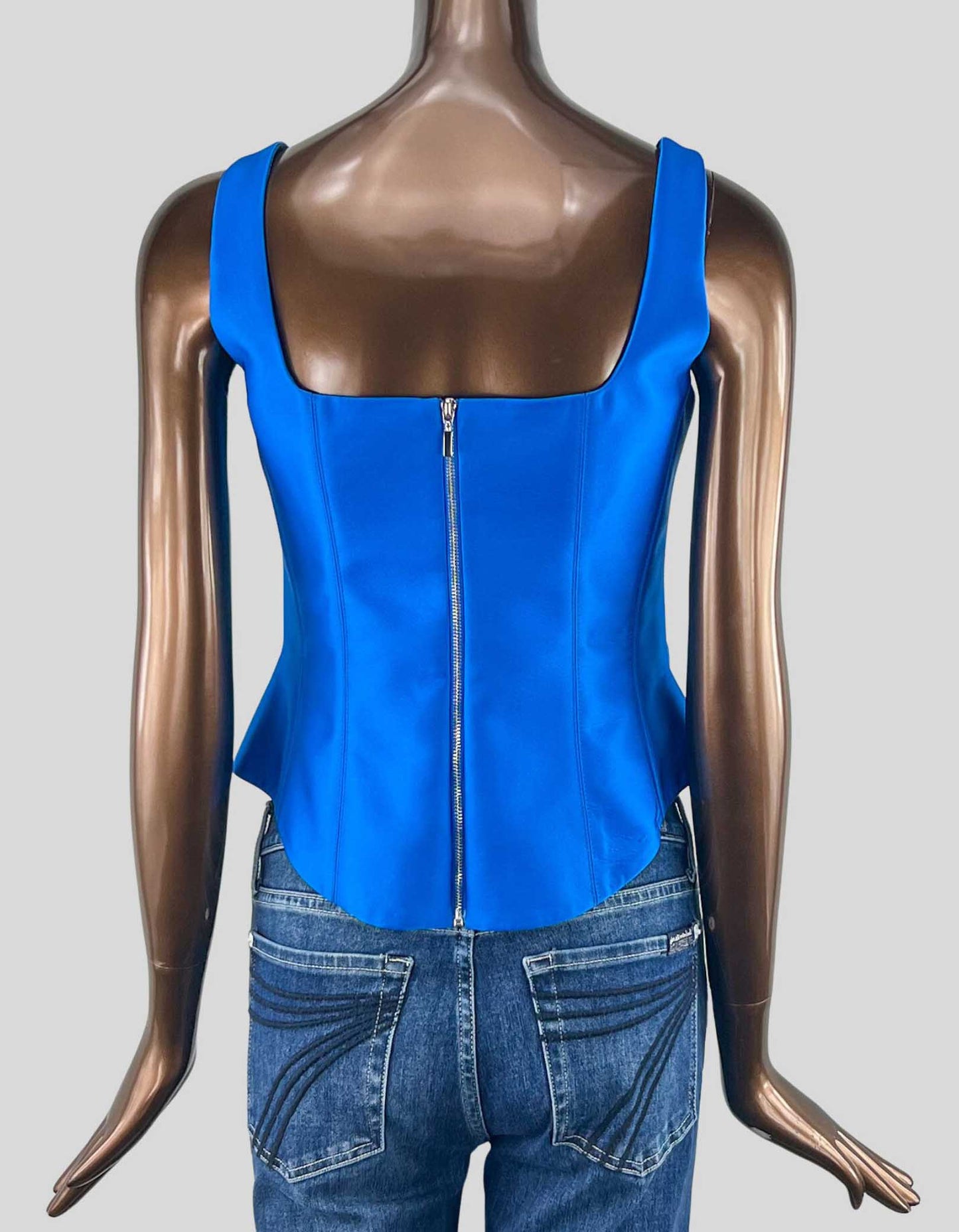 ROZIE CORSET Corset Top in electric blue - 42 | XL | 10-12 US
