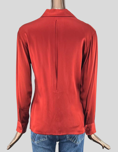 JEAN PAUL GAULTIER Classique collared lapel blouse - 10 US (approximate)