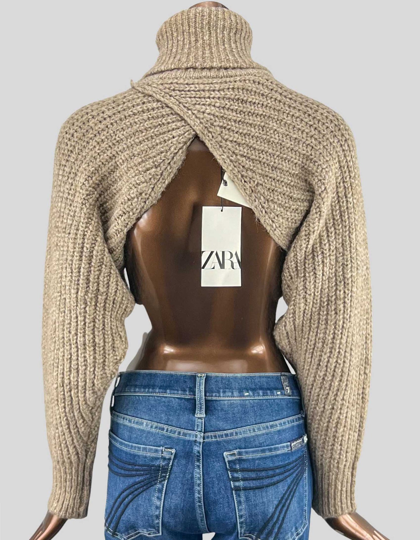 ZARA Turtleneck Shrug w/ Tags - Medium
