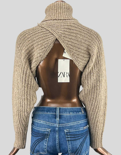ZARA Turtleneck Shrug w/ Tags - Medium