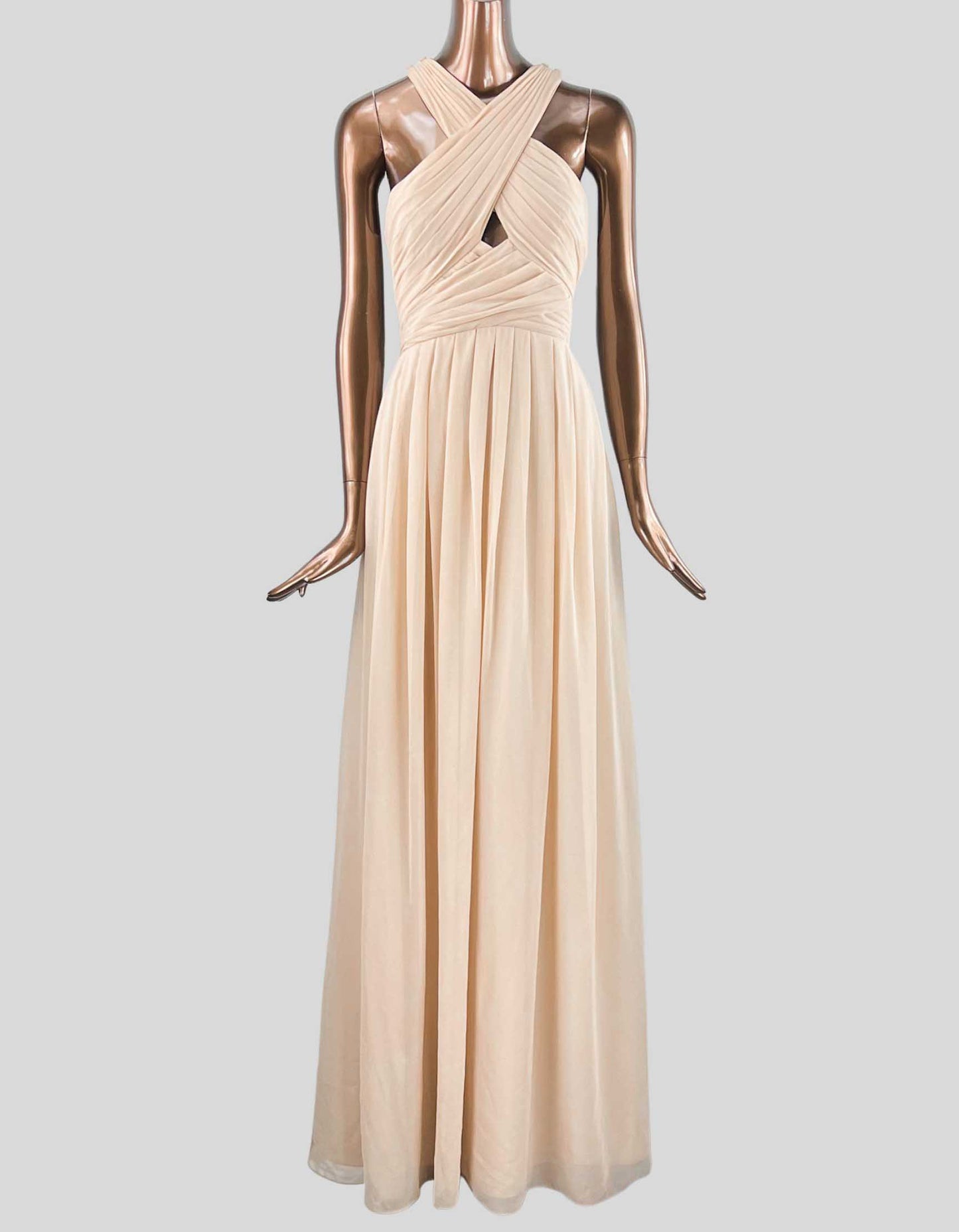 MONIQUE LHUILLER Bridesmaids Halter Gown - 8 US