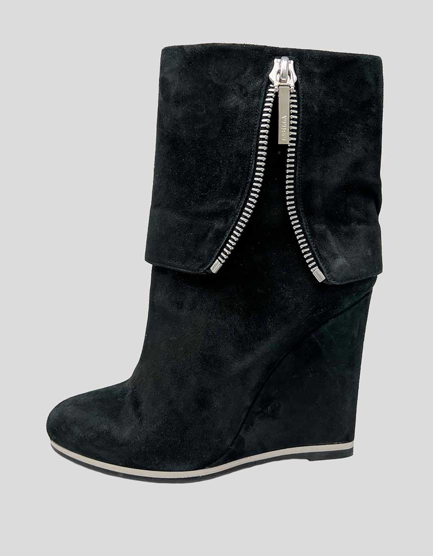 LE SILLA Wedge Ankle Boots - 37 FR | 6.5 US