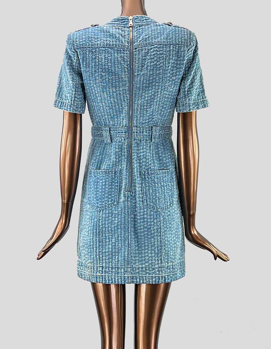 BALMAIN Denim Mini Dress BALMAIN Denim Mini Dress