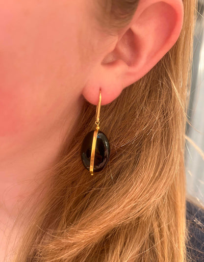 ISABEL MARANT Boucle Mixed Gemstone Drop Earrings