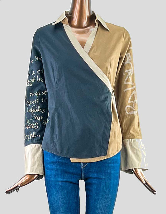 COP COPINE Wrap Shirt - 38 EU | Medium