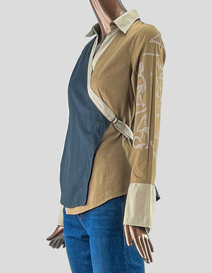COP COPINE Wrap Shirt - 38 EU | Medium | Approx. 8 US