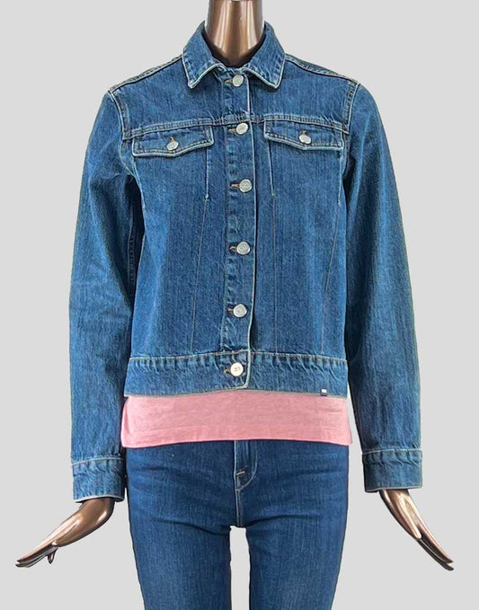 WOOD WOOD Denim Jacket - 38 | Small