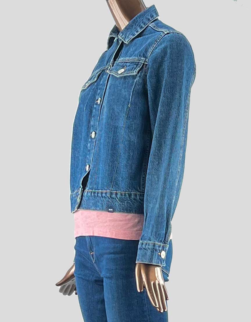 WOOD WOOD Denim Jacket - 38 | Small