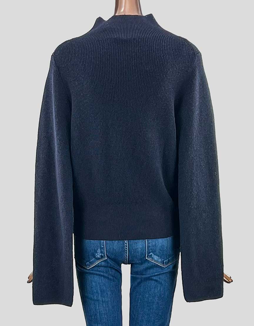 COS Black Mock Turtleneck Sweater - X-Small