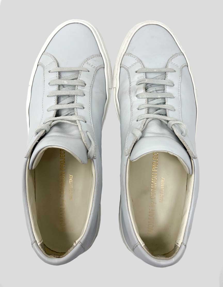 WOMAN BY COMMON PROJECTS Leather Low Top Sneakers - 37 IT | 7 US