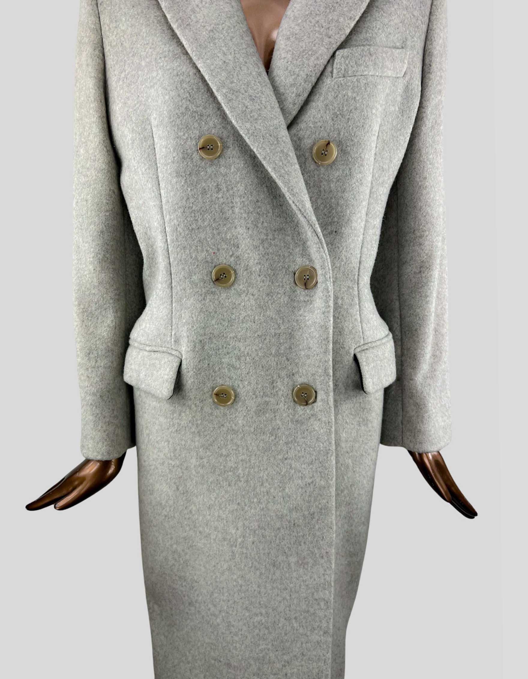 IRO Double Breasted Wool Coat 36 IT 4 US Small LuxAnthropy