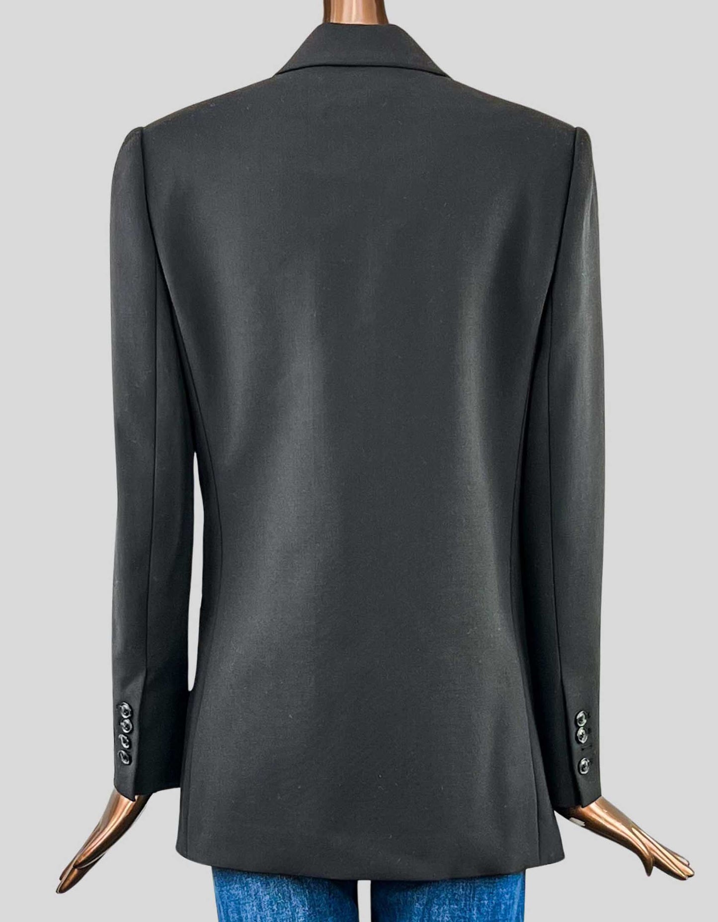 REBECCA TAYLOR Double Breasted Twill Blazer - 6 US