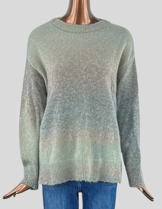 Zadig & Voltaire Sunday Sweater Alpaca Blend Oversized Jumper Amande Size: Small