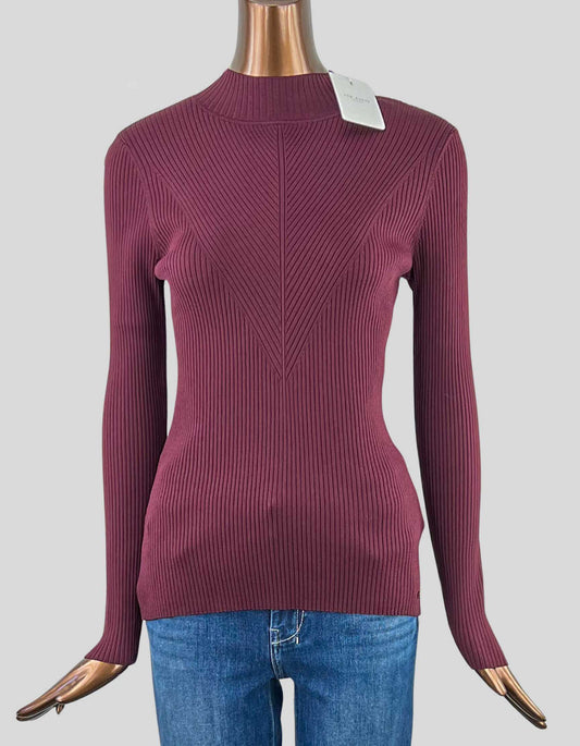 TED BAKER Taralyn Mock Neck Sweater w/ Tags - 3 | 8 US