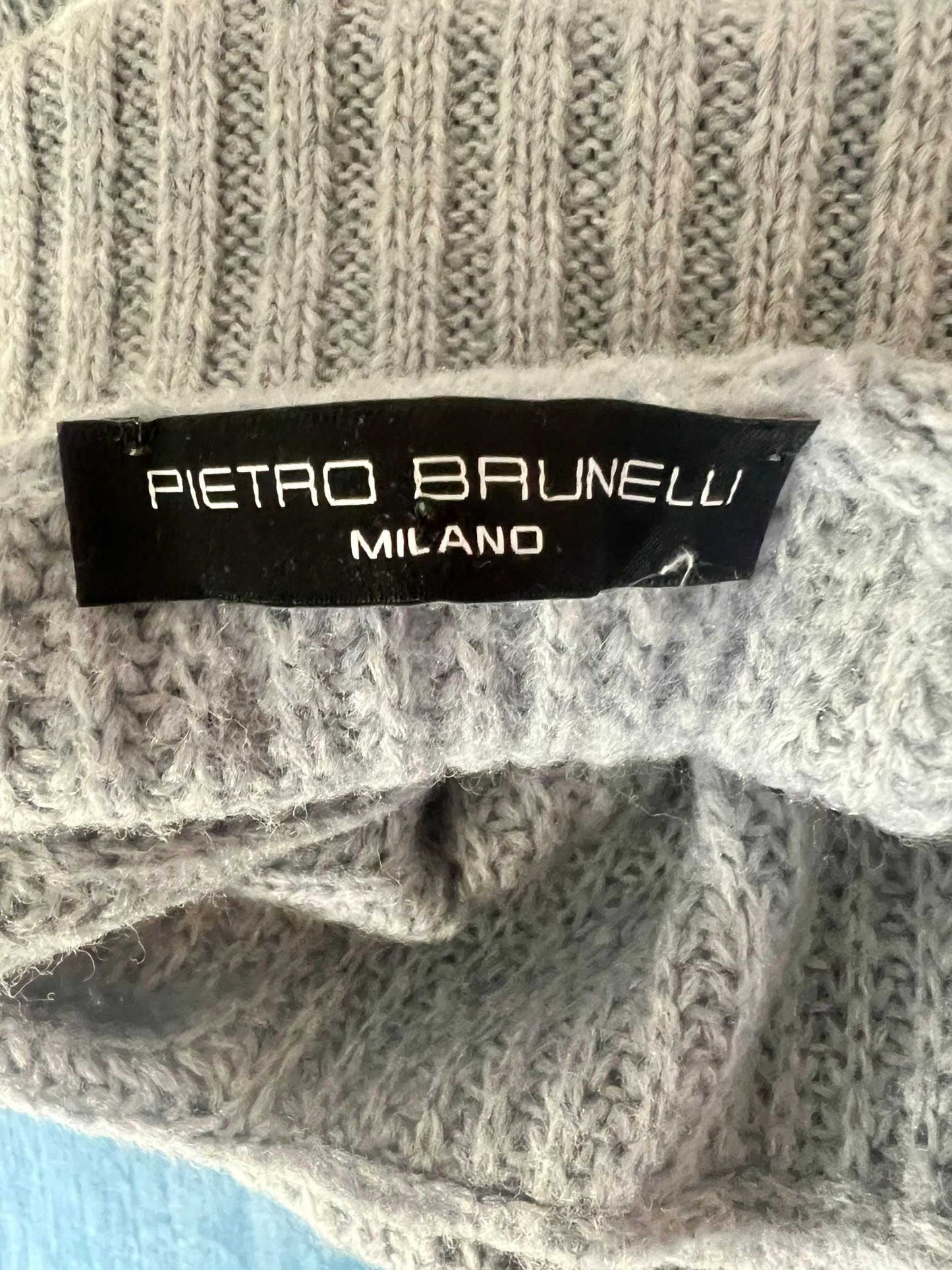 PIETRO BRUNELLI Maternity Boyfriend-Fit Cowlneck Sweater - Small