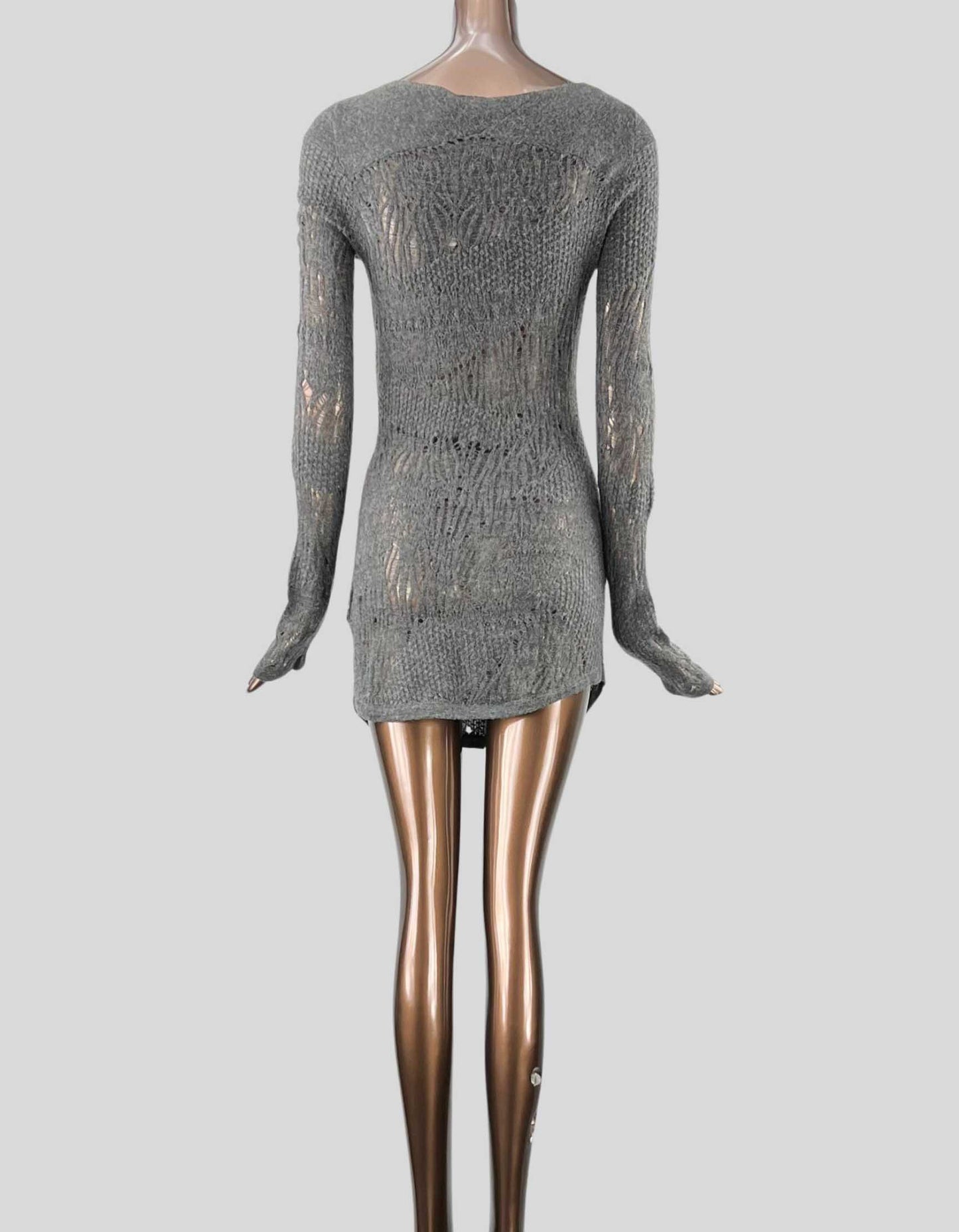 HELMUT LANG Wool Mini Dress - Medium