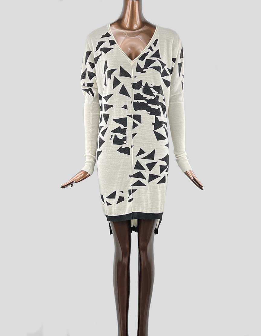 DAGMAR hi-low sweater dress - Small