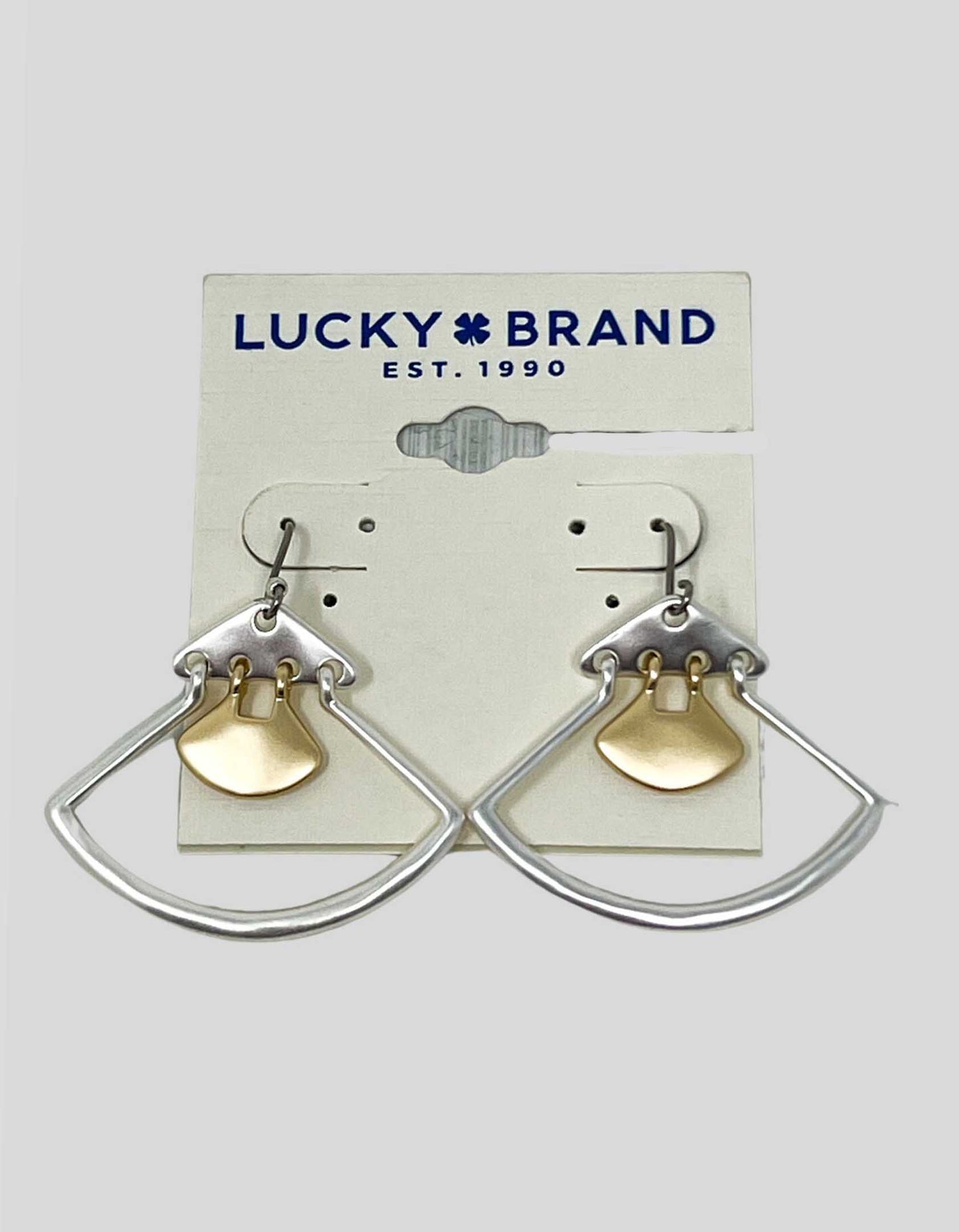 Lucky brand two tone earrings discount