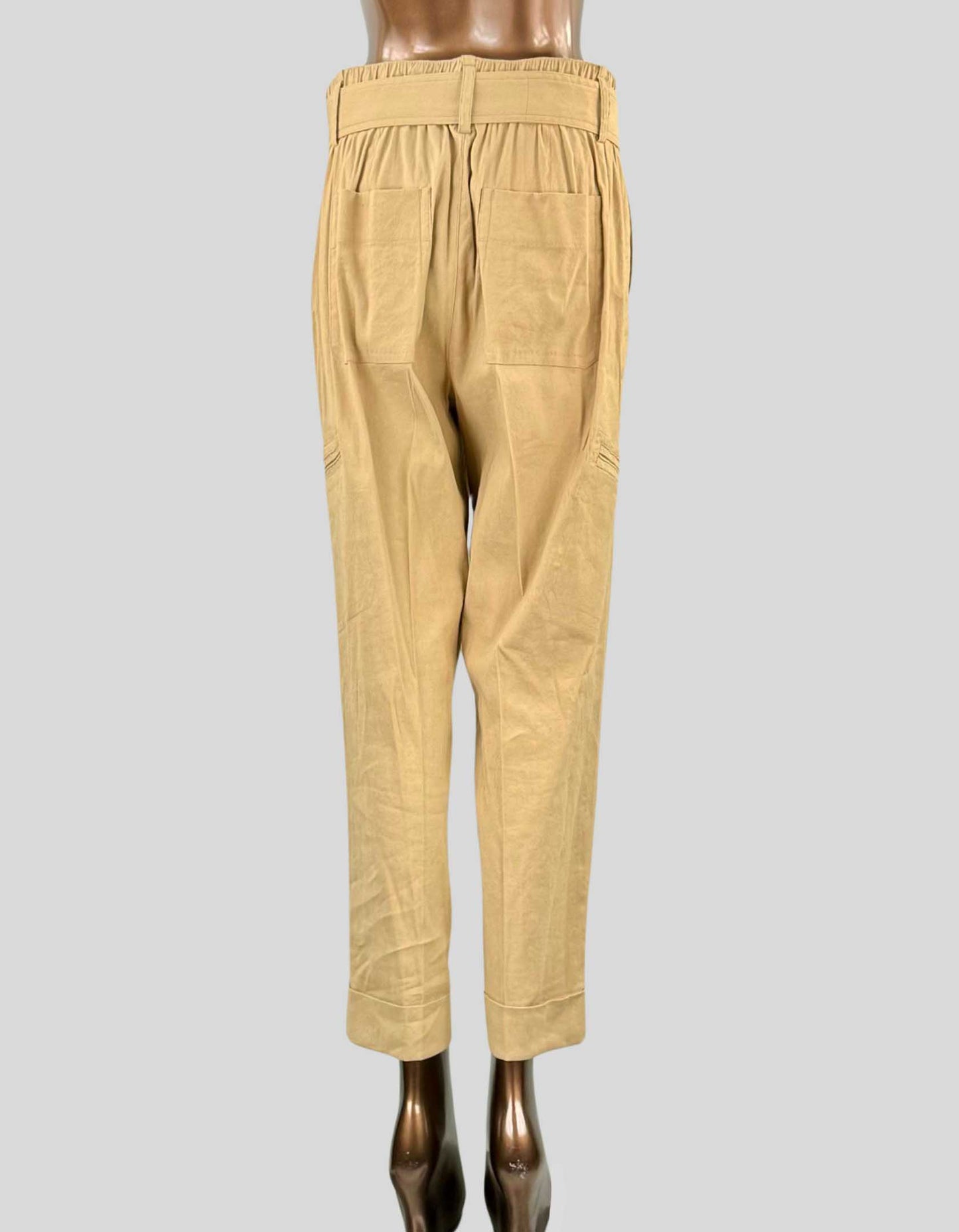 VINCE Wide-Leg Cotton Cargo Pants - Medium